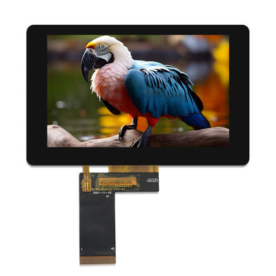 Màn hình hiển thị thiết bị độ sáng cao ngoài trời 5 inch 1500cd / m 2 với độ phân giải 800 * 480