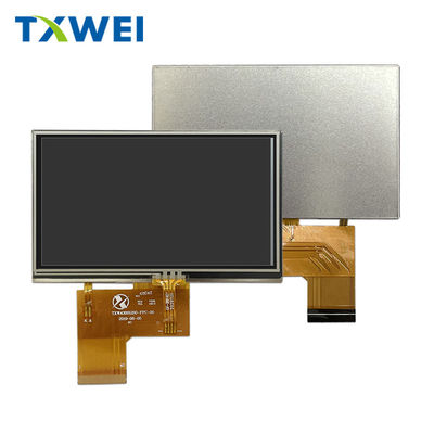 4.3 inch 480 * 272 IPS độ sáng 450cd / m2 màn hình hiển thị thiết bị y tế kiểm soát công nghiệp