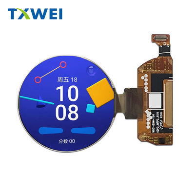 1.39 inch 454 * 454 IPS cầm tay thông minh, thiết bị y tế nhỏ, độ sáng 400cd / m 2 màn hình hiển thị tròn