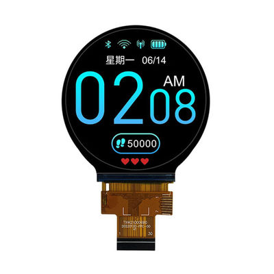 2Mô-đun hiển thị LCD tròn TFT 0,1 inch màn hình LCD đồng hồ thông minh tròn tùy chỉnh