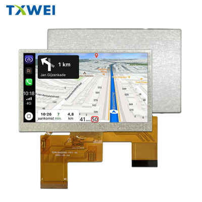 800 * 480 pixel 4,3 inch TFT LCD với giao diện RGB 24 bit và 1200cd / m2 độ sáng