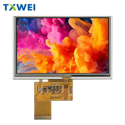 Máy điều khiển công nghiệp 5 inch gắn màn hình cảm ứng dung lượng giao diện RGB độ phân giải 800x480