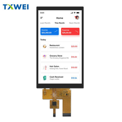 Màn hình LCD TFT 5 inch 720 * 1280 HD với màn hình cảm ứng dung lượng 40pin giao diện màn hình dọc LVDS