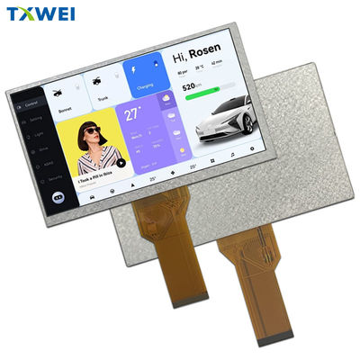7-inch 800 * 480 Bảng hiển thị thiết bị xe RGB giao diện màn hình LCD