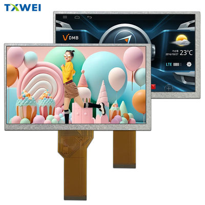 7 inch IPS TFT LCD 800 * 480 Pixel 262K màn hình đầy màu RGB 24 Bit Interface