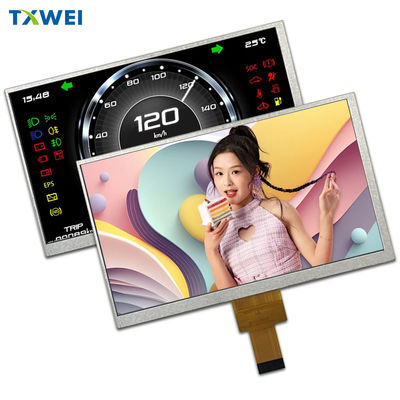 Màn hình hiển thị thiết bị xe hơi 7 inch 450cd / m2 1024 * 600 MIPI giao diện màn hình hiển thị LCD 40pin