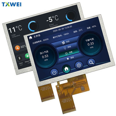 Màn hình LCD TFT 5 inch IPS Độ sáng cao 800 * 480 Màn hình độ nét cao