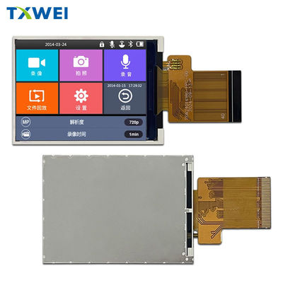 2Màn hình LCD 240x320.4 inch Kích thước nhỏ với giao diện RGB Phạm vi nhiệt độ rộng
