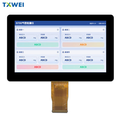 Màn hình LCD IPS TFT 7 inch 1024X600 1000nits Màn hình LVDS 50 pin cho màn hình công nghiệp