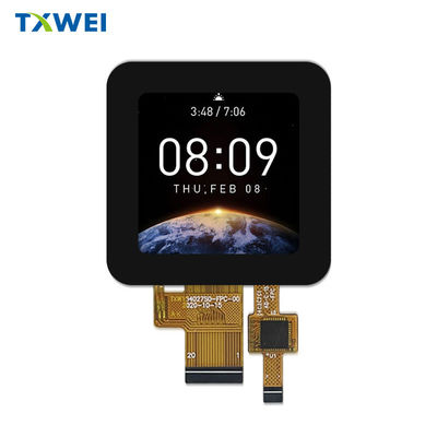 Màn hình LCD vuông 1.54 inch cho giao diện MCU 8 BIT Cảm ứng điện dung Màn hình hiển thị Full Fit